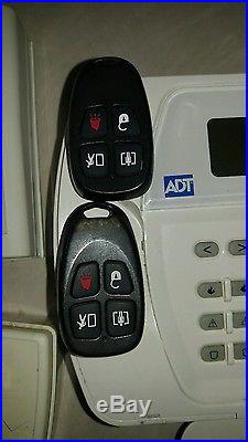DSC ADT wireless home alarm security system with sensors