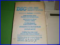 DSC LCD500 Keypad for Classic Series PC1500, PC1550, PC2500, PC3000 & More, NEW