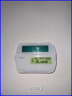 DSC RFK5500 Full Message Keypad with 433 MHz Wireless Receiver Pre Owned