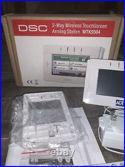 DSC WTK5504ADT 2-Way Wireless TouchScreen Arming Station ADT