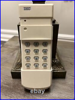 DSC Wireless Wire-Free Alarm Keypad RARE WLS-910 with Panic Buttons Fire Police