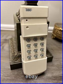 DSC Wireless Wire-Free Alarm Keypad RARE WLS-910 with Panic Buttons Fire Police