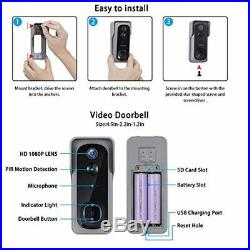 Doorbell Camera Video Doorbell Waterproof/1080P HD/32GB Micro SD Card/Night Visi