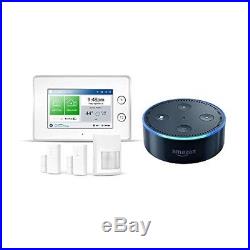 Echo Dot Black + Samsung SmartThings ADT Home Security Kit