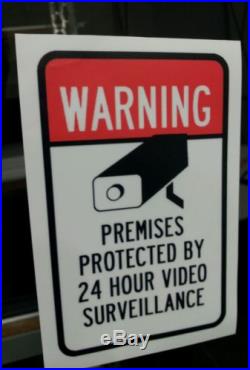 For sale 7 VIDEO SURVEILLANCE Security Decal Warning Sticker (warning)