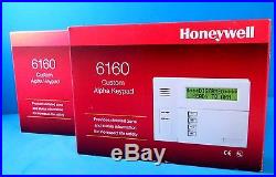 Honeywell 6160 Custom Alpha Keypad Adt Hybrid Lot Of (2)