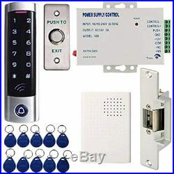 HWMATE Full Complete Access Control System Kit With Touch Keypad Power Supply St