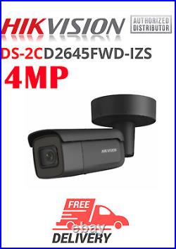 Hikvision DS-2CD2645FWD-IZS 4 MP IR Vari-focal Bullet Network Camera BLACK