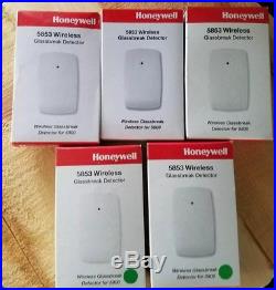 Honeywell Ademco ADT 5853 Wireless Glassbreak Detector Vista 20P Lynx Lot of (5)