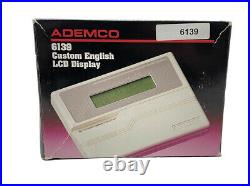 Honeywell Ademco Model 6139 Custom English LCD Display Security Keypad Panel