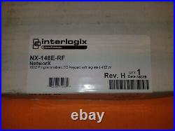 Interlogix NetworX NX-148E-RF LCD Keypad with Wireless Receiver White NX148E NEW