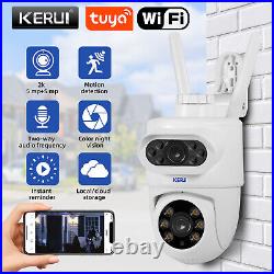 KERUI 16X 12X Wireless Security IP Camera 10MP WiFi Tuya Smart PTZ CCTV Camera