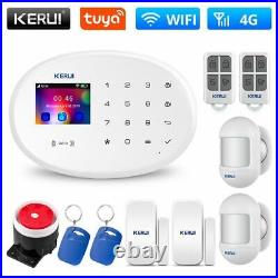 KERUI W20 4G WIFI GSM Tuya Smart Home Security Alarm System 2.4 Inch TFT Touch P