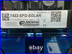 LATEST NEW STYLE ELMDENE ADT Dummy alarm box solar TWIN LEDs + Battery + Sticker