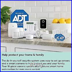 LifeShield ADT DIY 18-Piece Easy, Smart Home Security System Smart Camera