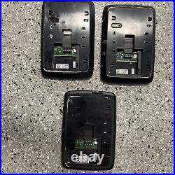 Lot Of 3 Honeywell Color Touch Screen Keypad Voice Silver Tuxedo 6280SADT