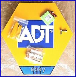NEW 2021 ADT TWIN LED Flashing 7422 SFG Solar Decoy Bell Box Dummy Kit +Battery