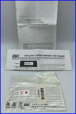 NEW RARE DSC Power Series LCD5501Z Fixed Message Alarm System Keypad NEW IN BOX