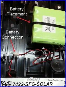 NEW STYLE ADT LED Flashing Solar Decoy Bell Box Dummy Kit + Battery(Small Mark1)