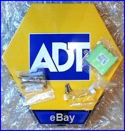 NEW STYLE ADT LED Flashing Solar Decoy Bell Box Dummy Kit + Battery (Small Mark)