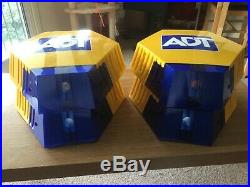 NEW STYLE ADT Twin LED Flashing Solar Decoy Bell Box Dummy Kit + Battery #3