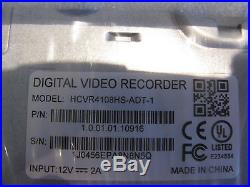 New ADT HCVR Digital Video Recorder 1000GB 8 Channel HCVR4108HS-ADT-1