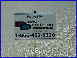 One New DDS Reflective Security Yard Sign with Stake, NOT MANY LEFT