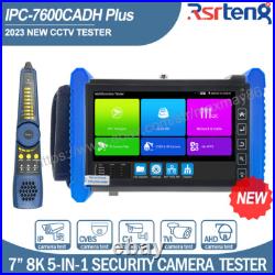 Rsrteng 4K CCTV Tester IPC-7600CADH Plus 7 HD CVI TVI AHD HDMI IP Camera Tester