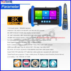 Rsrteng 4K CCTV Tester IPC-7600CADH Plus 7 HD CVI TVI AHD HDMI IP Camera Tester