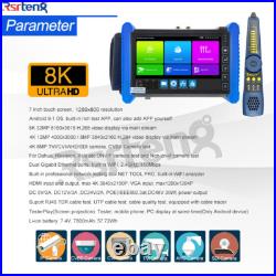 Rsrteng 7 8K IP Camera Tester CVI TVI SDI AHD Cable Tracer IPC-7600CADHS Plus Rsrteng 7 8K IP Camera Tester CVI TVI SDI AHD Cable Tracer IPC-7600CADHS Plus