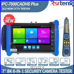 Rsrteng 7 8K IP Camera Tester IPC-7600CADHS Plus CVI SDI TVI AHD Cable Tracer Rsrteng 7 8K IP Camera Tester IPC-7600CADHS Plus CVI SDI TVI AHD Cable Tracer