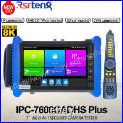 Rsrteng 7 IPC-7600CADHS Plus 8K IP Camera Tester CVI TVI SDI AHD Cable Tracer Rsrteng 7 IPC-7600CADHS Plus 8K IP Camera Tester CVI TVI SDI AHD Cable Tracer