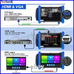 Rsrteng 7inch AHD CVI TVI POE VGA HDMI IPC-7600CADH Plus Security Camera Tester