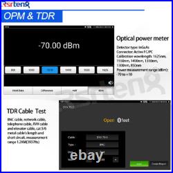 Rsrteng 7inch CCTV Tester 4K AHD CVI TVI SDI Camera Monitor VGA HDMI TDR OPM POE