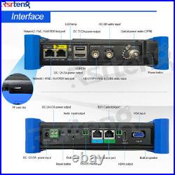 Rsrteng 8K 7 AHD TDR OPM CVI TVI SDI IP CCTV Camera Tester IPC-7600COTADHS Plus