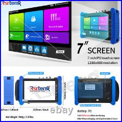 Rsrteng AHD CVI TVI SDI VGA HDMI TDR OPM VLS CCTV Tester IPC-7600COVTADHS Plus