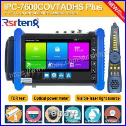 Rsrteng AHD CVI TVI SDI VGA HDMI TDR OPM VLS IPC-7600COVTADHS Plus CCTV Tester