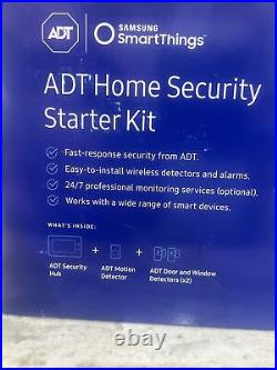 Samsung DT-STR-KT-1 SmartThings ADT Home Security Starter Kit White, Sealed