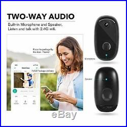 Security Camera Outdoor Wireless, Rechargeable Battery-Powered Home Security