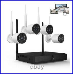 Security Camera System Wireless WIFI Outdoor Indoor 8CH 5MP NVR Audio Home