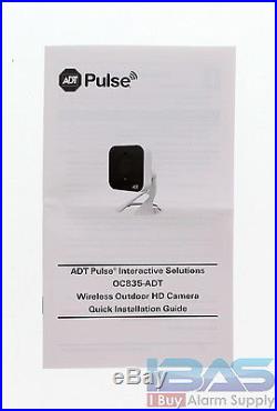Sercomm ADT OC835-ADT Pulse Outdoor Wireless Network HD Camera Day and Night New