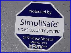 SimpliSafe ADT Frontpoint simply safe Simplysafe security sign post yard Vivint