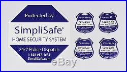 SimpliSafe security sign, yard sign, decal post sticker (ADT Frontpoint Vivint)