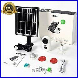 Solar Powered Wireless Home Security System, 1080P Outdoor WiFi Camera Surveilla