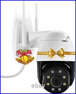 TENVIS Outdoor Security Camera with Flood Light 1080P Home Surveillance Camera