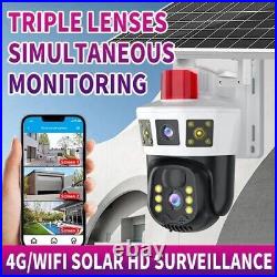 V360pro HD Three lens Three screen Triple lens Camera outdoor use remote view 4G