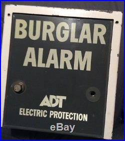 Vintage ADT Burglar Alarm Bank Bell Box