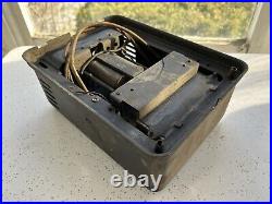 Vintage Home security System alarm Bell Box ADT 1950s Metal Residential Old Wire