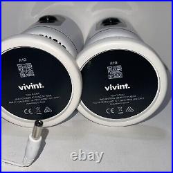Vivint Ping Indoor Security Camera (V-Cam1)With 2 Power Supply- Works See Pics X2