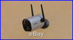 Wireless Outdoor WiFi Security Camera, Rechargeable Battery-Powered Home